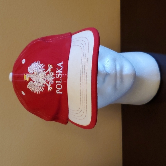 POLSKA HAT CAP BASEBALL RED WHITE - Picture 2 of 7